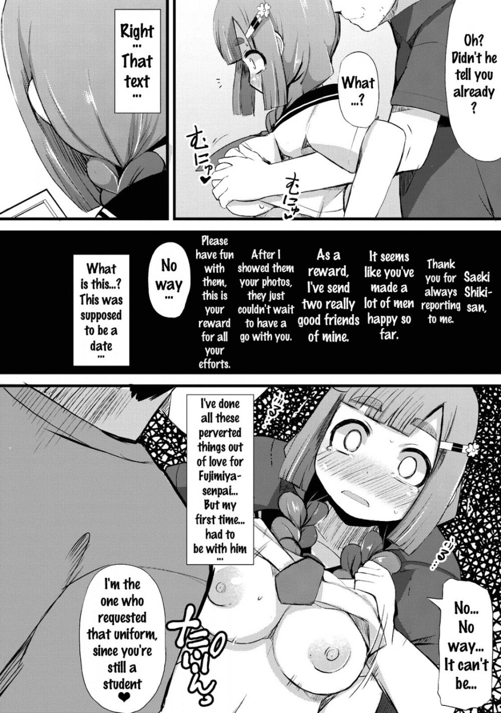 Hentai Manga Comic-A Large Breasted Honor Student Makes The Big Change to Perverted Masochist-Chapter 7-24